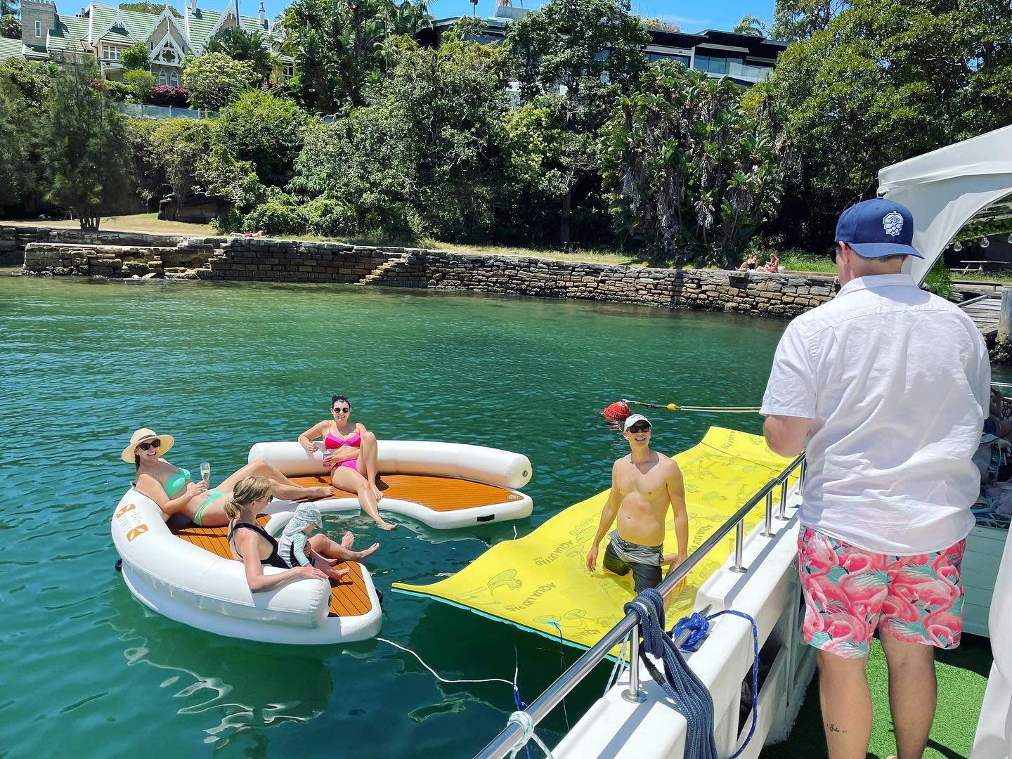 Cheeky Monkey Family, BBQ, Swim and Explore Harbour Tour