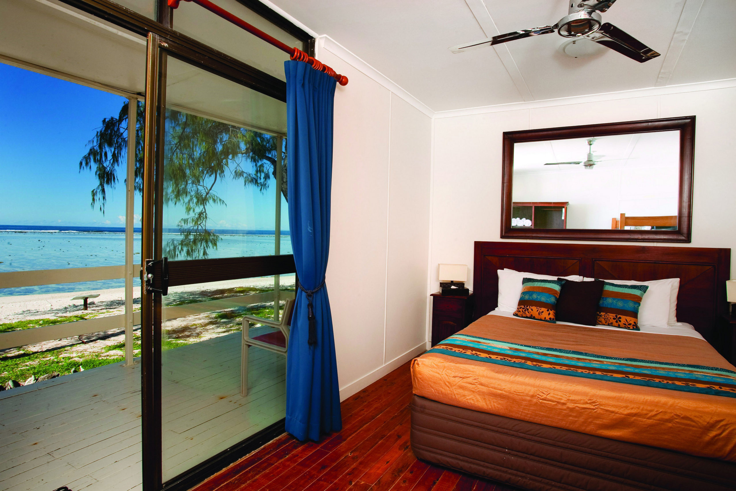 Lady Elliot Island is one of three island resorts on the Great Barrier Reef, Australia, and the only resort with direct flight access to the island airstrip. The island is located within the Great Barrier Reef Marine Park in the highest possible classification of Marine National Park Zone by GBRMPA. Lady Elliot is an island teeming with life and live corals, famous for a resident population of 40 Manta Rays which form the iconic logo of the island